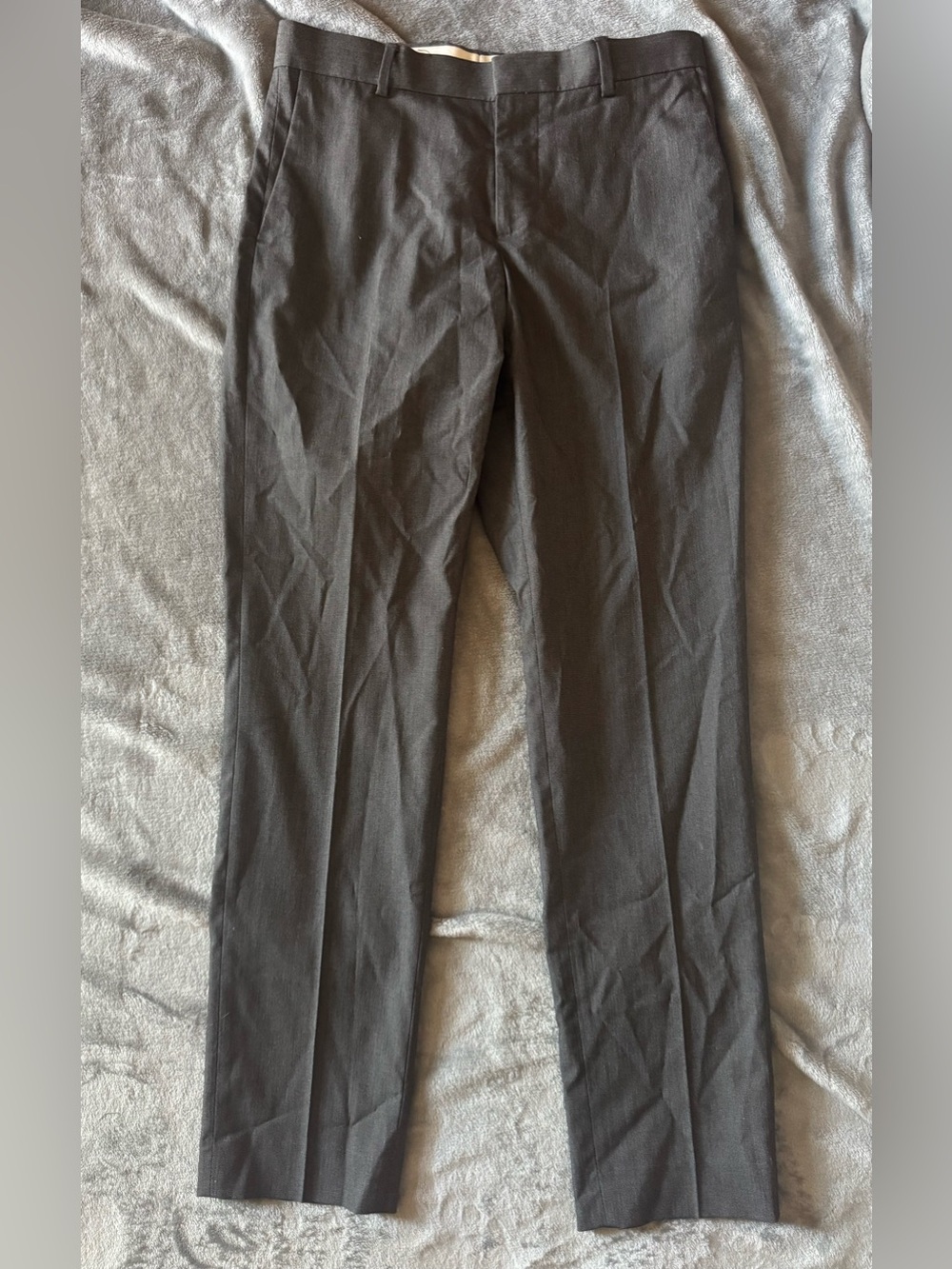 H&M Men's Gray Dress Pants - Slim Straight